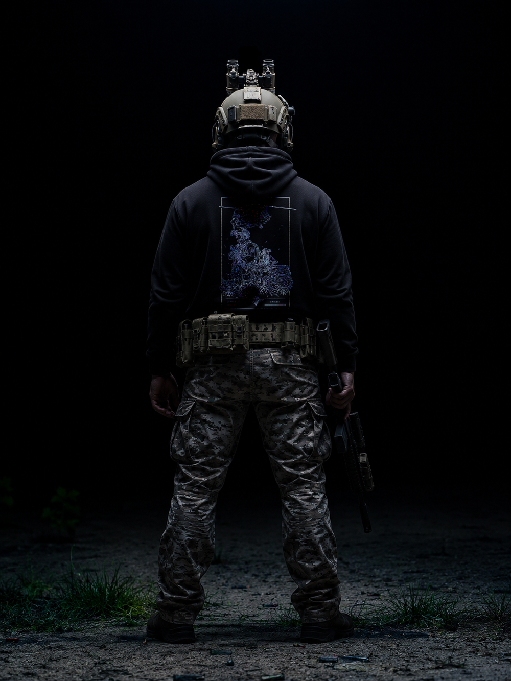 Luchtmobiele Brigade Hoodie Black