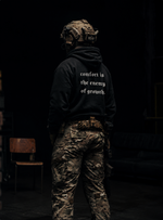 Comfort Is Enemy Hoodie Black
