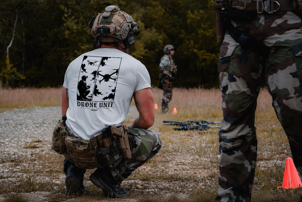 Drone Unit Tee White