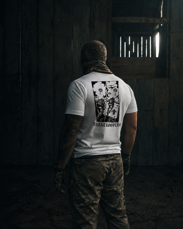 Paratroopers Tee White