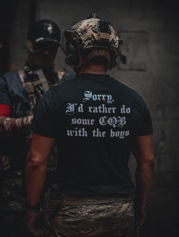 CQB With The Boys Tee Black
