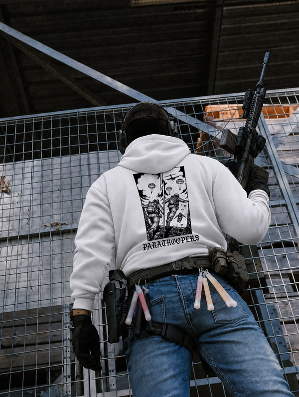 Paratroopers Hoodie White