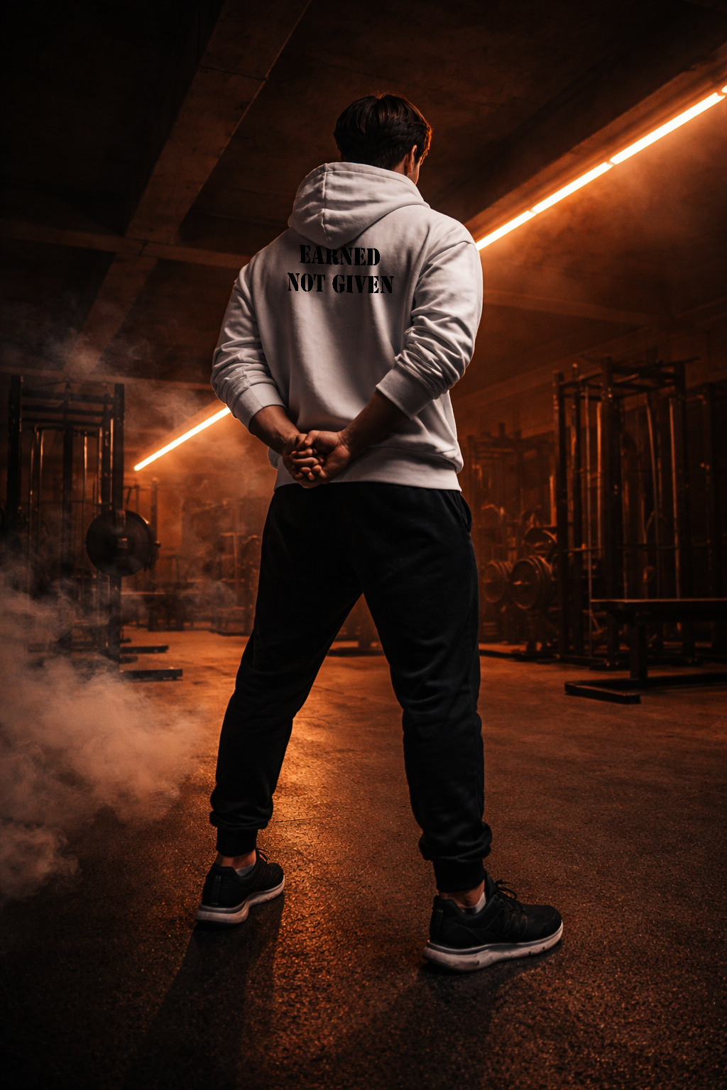 Earned Not Given Hoodie White