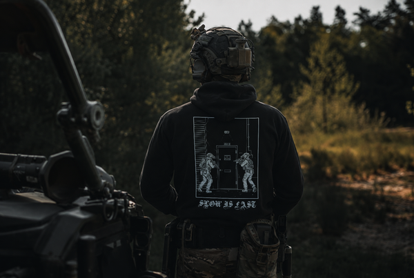 Slow is fast Hoodie Black