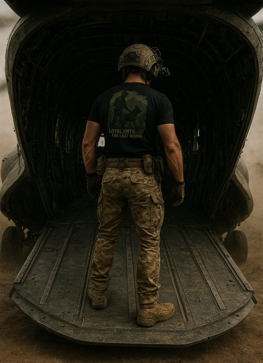 Loyal until the last round Dark Tee